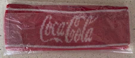 9529-3 € 3,00 coca cola haardband rood wit
